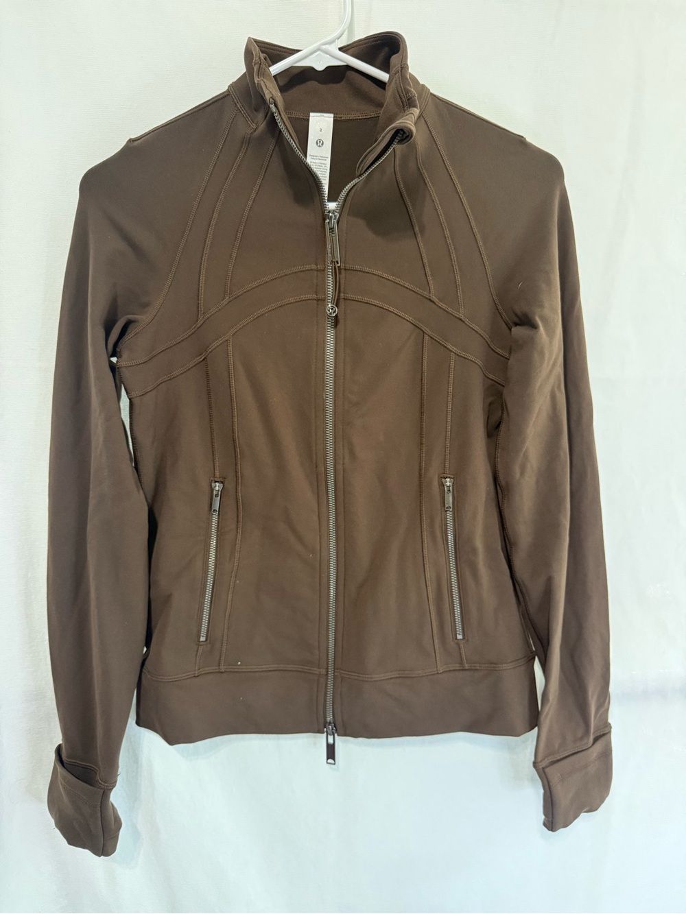 NWT Lululemon Define Track Jacket *Luon WALNUT CRUNCH Size 2